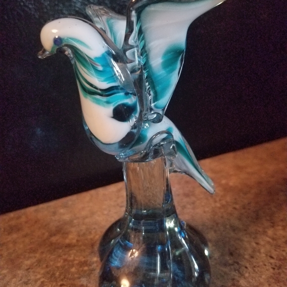 Beautiful Vintage blown glass art bird dove - Picture 2 of 9